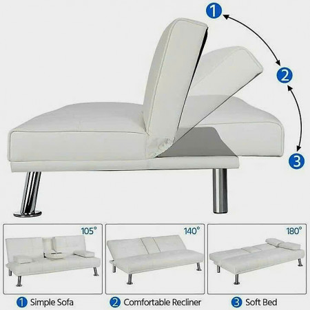 Rosevera : Ghế Sofa Ngã Thành Giường + Tích Hợp Ổ Điện , USB